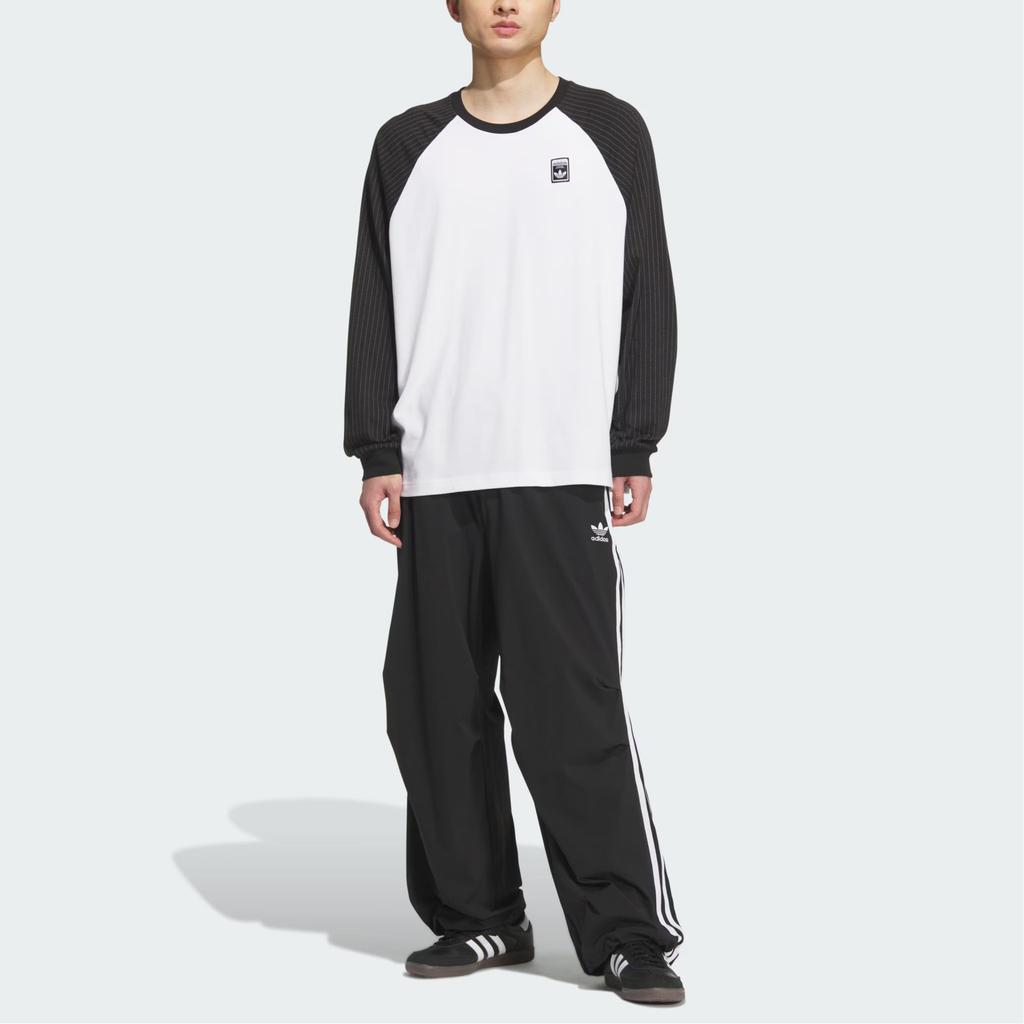 Adidas Originals Parachute Pants Fashion Loose Striped Cargo Trousers Men Pants KC2638