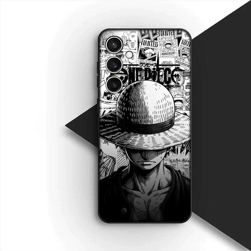 

for Samsung Galaxy S10 S8 S9 Plus A33 A34 A31 70 A71 A72 Note 20 9 8 S10E Phone Cover Case One Pieces Luffy Nami Roronoa Zoro Galaxy S9+