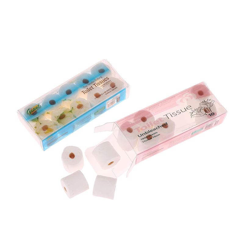 Dollhouse Miniature Paper Towel Roll Model Roll Of Tissue Dolls House Toy Kids Play Toys