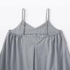 MUJI Broad Camisole Gray Size BC2L9A5S Women's Quick-Drying Dress, Stripe, L,