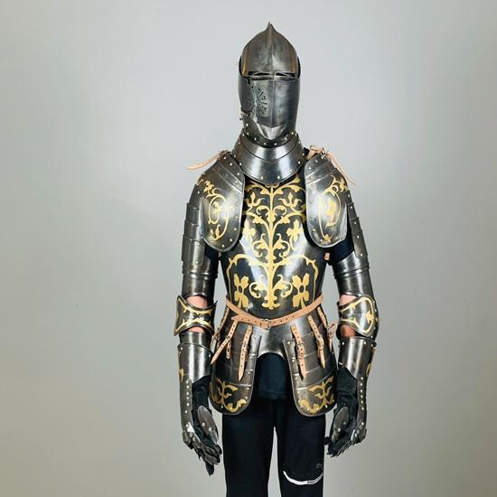 Anton Peffenhauser's Competition Medieval Armor Half Suit Battle Warrior Armour Halloween Costume Best Gift For Him