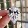 Pear-shaped Drop-shaped Zircon Ring for Women European and American New Style Ring