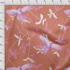 oneOone Cotton Flex Dark Rose Brown Fabric Tropical Parrot With Leaves Diy Clothing Quilting Fabric Print Fabric By Yard 40 Inch