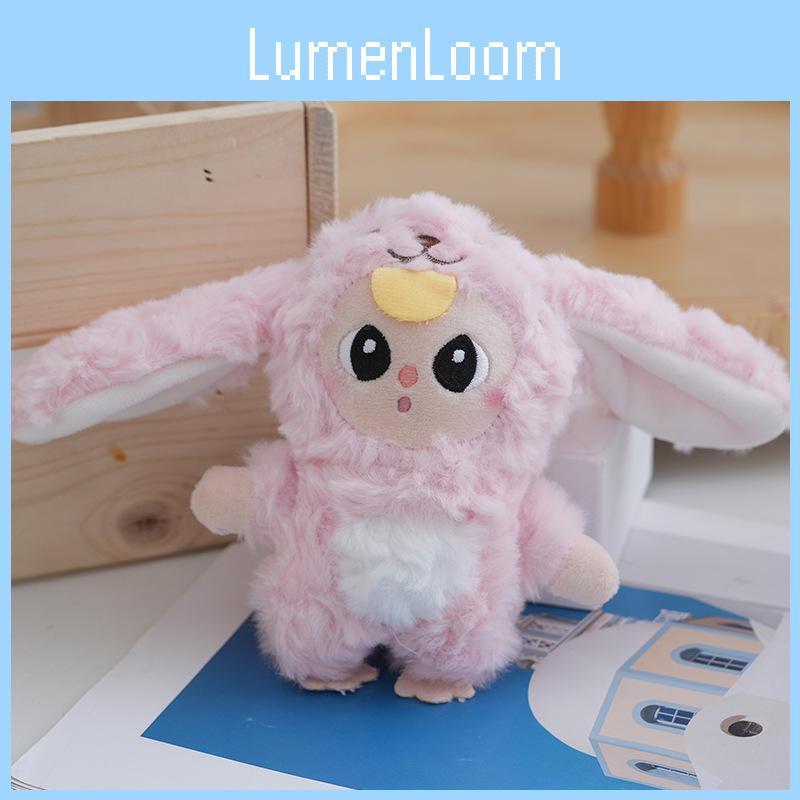 Adorable Southeast Asian Plush Keychain Featuring Cute Cartoon Sheep Rabbit Panda Doll