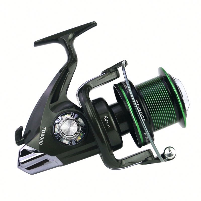 Long Casting Surf Fishing Reel Metal Spool Carp Fishing Spinning Reel Big 8000 9000 Series CNC Rocker Arm Sea Feeder Reels