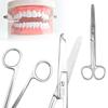 1/14/16Cm Stainless Steel Dental Suture Scissors Medical Stitch Cutting Tools Surgical Instruments Dentist Tools