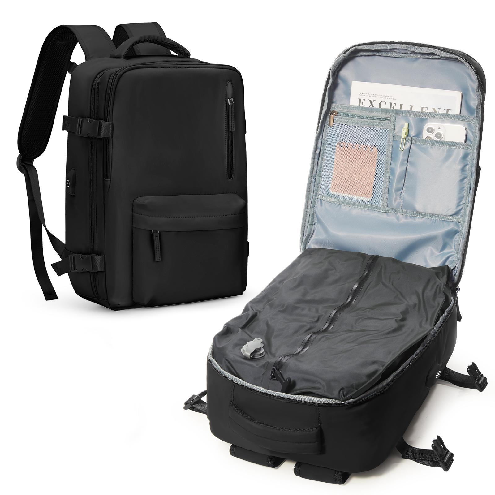 

Вакуумный компрессионный дорожный рюкзак - Складная сумка для походов большой вместимости, Легкая сумка для ноутбука, Незаменимый рюкзак для путешествий на открытом воздухе