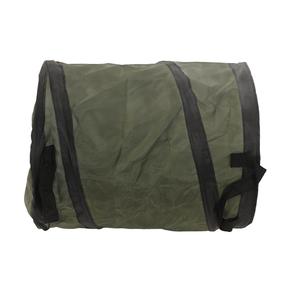 Camping Trash Can Portable Car Folding Green Strong Bearing Capacity Bottom Handle Collapsible
