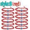 2/10pcs Lucky Red Rope Evil Eye String Bracelet for Men and Women Protection Lucky Handmade Braid Rope Wristband Jewelry Gift