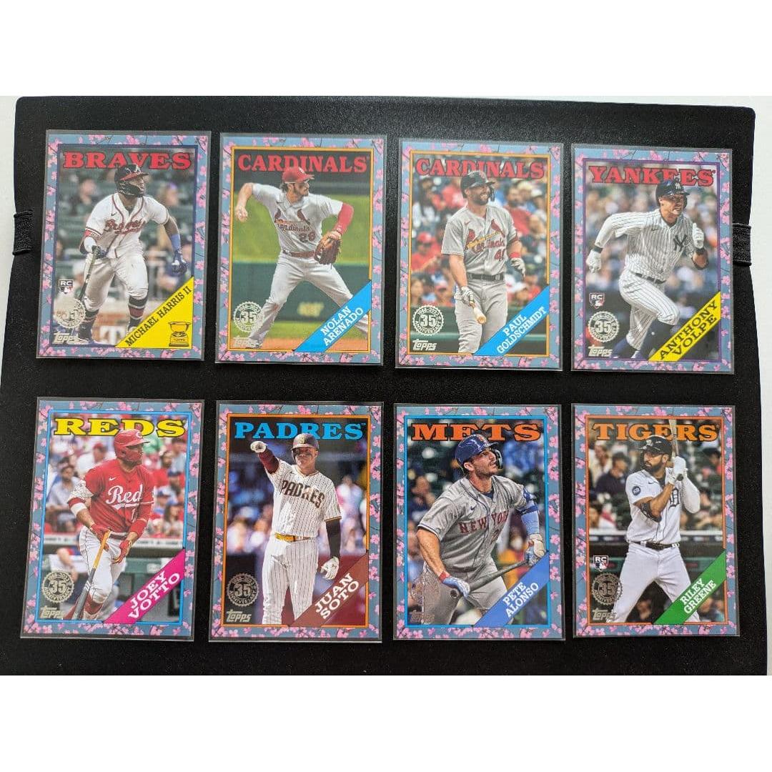 Used Topps MLB 2023 Sakura Parallel 8 Piece Set