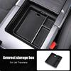 Armrest Storage Box For JETOUR Traveler T2 2025-2025 ABS Navigation Screen Rear Storage Box Modified Car Interior Accessori V7U4