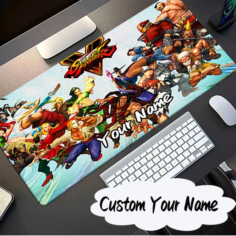 Custom Name Mouse pad Street game Characters Mouse pad, Gaming Mouse Pad, keyboard pad, Desk Decor for computer notebook Fan Birthday Gift