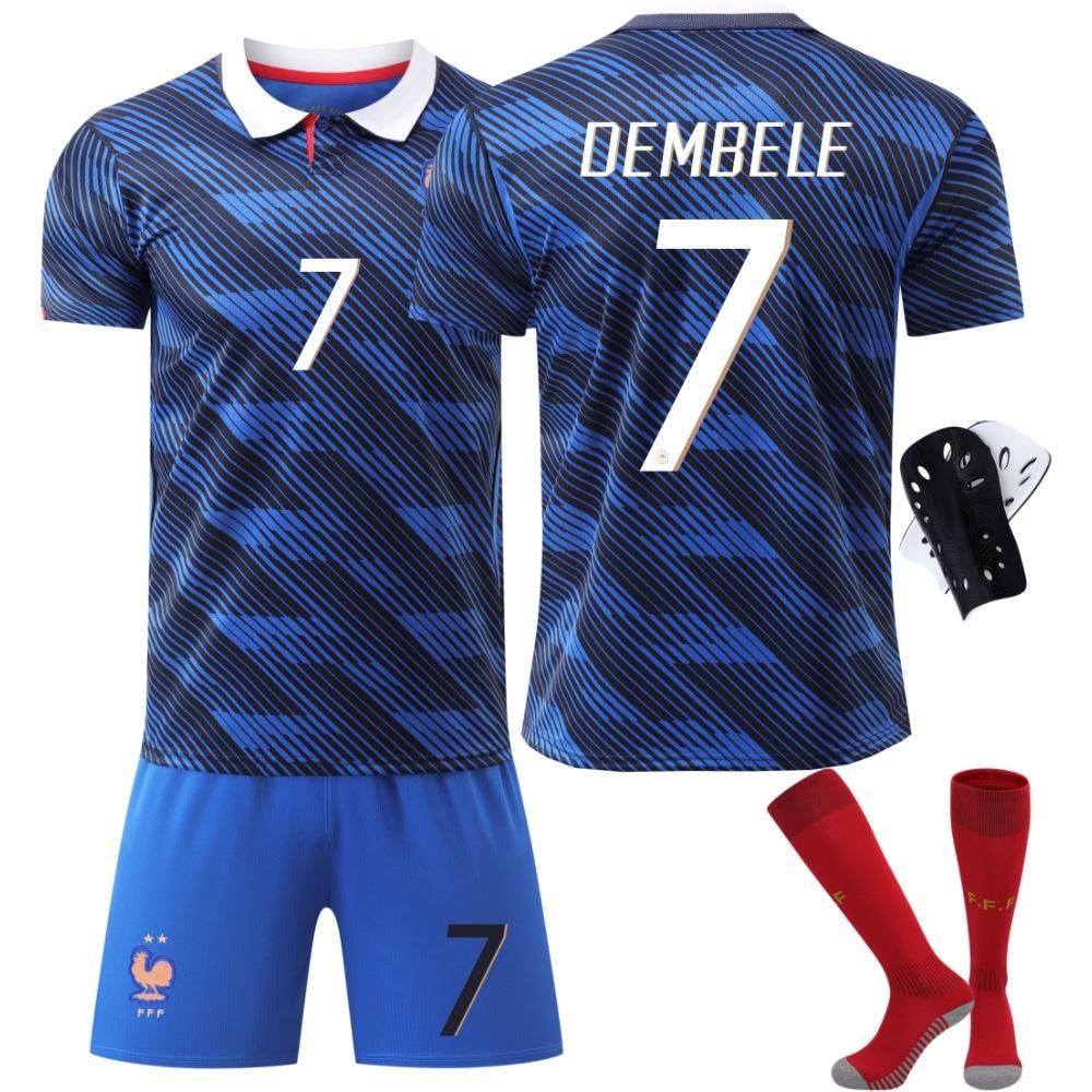 2026 World Cup France Jersey No. 10 Mbappe 7 Dembele Lemann 11 Orise Suit Football Jersey