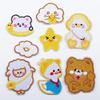 Self-Adhesive Embroidery Cartoon Patch Stickers for Clothes and DIY Journals