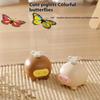 Electronic Interactive Cat Teasing Toys Electric Intelligent Automatic Rotate Cute Pig Funny Electric Rotating Butterfly Toys