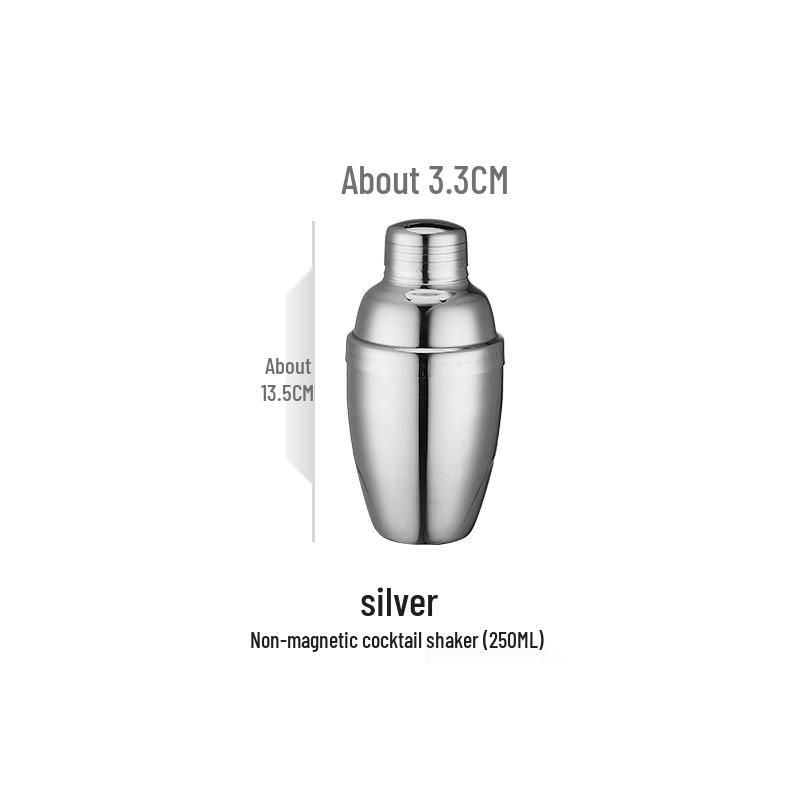 Boston 304 Stainless Steel Cocktail Shaker Set - Bar Tool Kit
