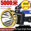 Rechargeable Super Bright Headlamp - Long Range Xenon Head-Mounted Flashlight for Night Fishing and Mining