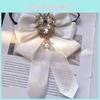 Satin Rhinestone Collar Pin For Men And Women Formal Party Wear