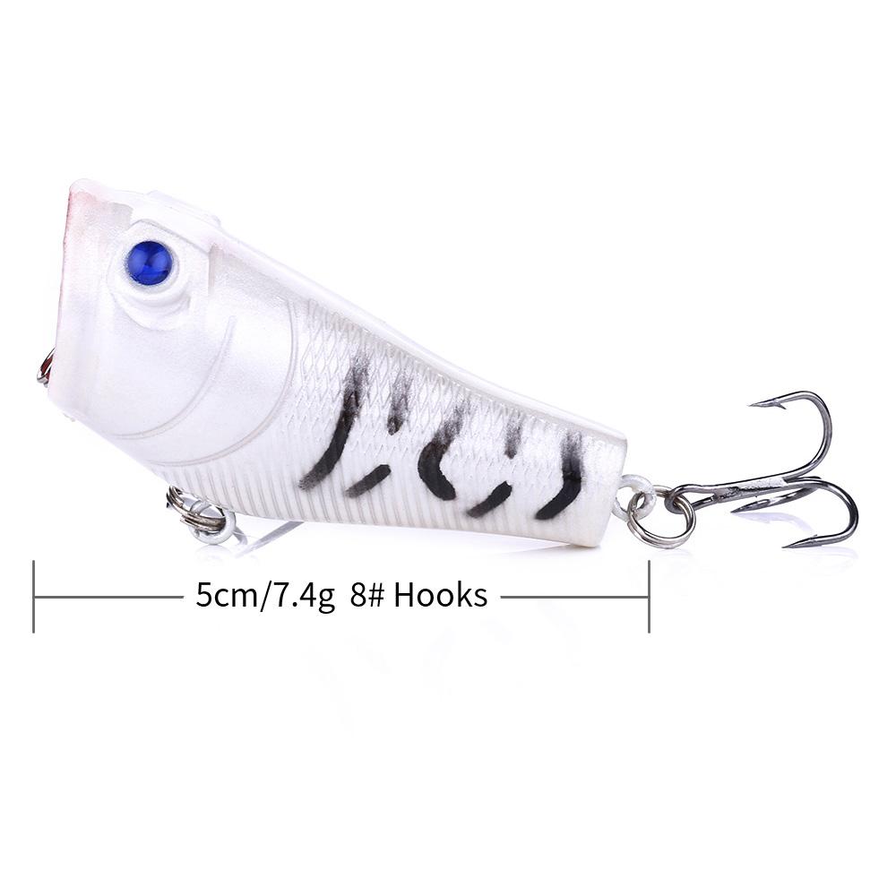 1pc Hengjia 7.4g 5cm Topwater Popper Fishing Tackle