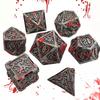 Paladin' Sacrifice RPG Dice Set of 7 Metal Dice