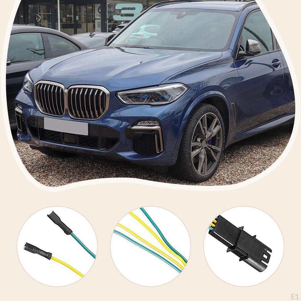 4 Pins Side Mirror Heating Function Connector Cable Wire Sturdy Spare Parts Attachment Accessory for