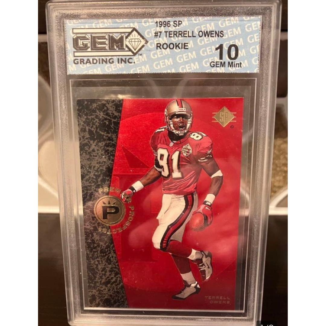 Used UpperDeck Terrell Owens NFL 1996 Rookie