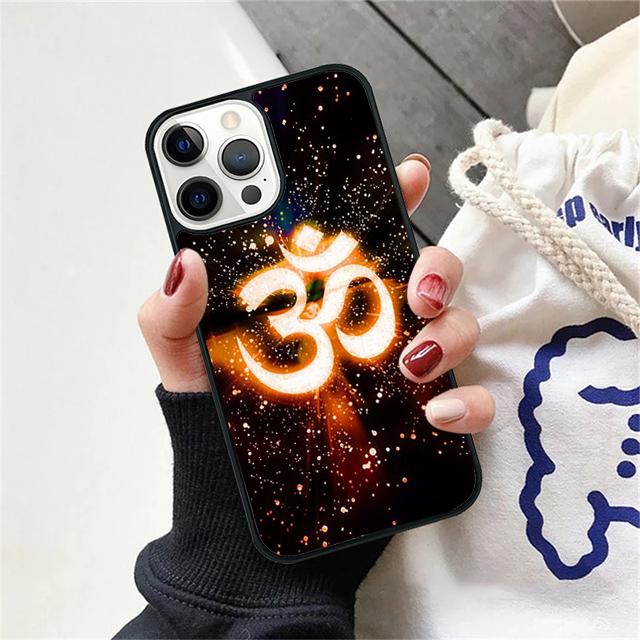 Aum Om Symbol phone Case Cover For iPhone 17 Air 16 15 14 Plus apple 16 11 12 13 Pro Max coque