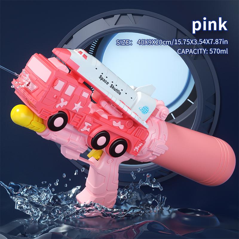 Space Plane Water Gun Spray Manual Pull Water Festival Summer Must-have Large Capacity Play Water Toy Water Fight Beach