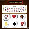 KatchOn, Casino Party Hanging Garlands - 3 String, Pre Strung | Casino Theme Party Decorations | Casino Backdrop, Casino Night Party Decorations |