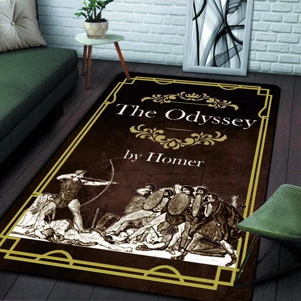 Ancient Greek Homeric Mythology THE ODYSSEY Printed Carpet for Living Room Sofa Bedroom Bedside Mat Bathroom Decoration