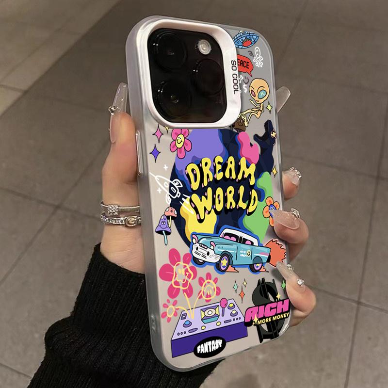 Case For Samsung S24 Ultra Case Colorful Retro Car Phone Case For S23 FE S22 S21 Plus A15 A35 A55 A34 A14 A33 A53 A52s Cover