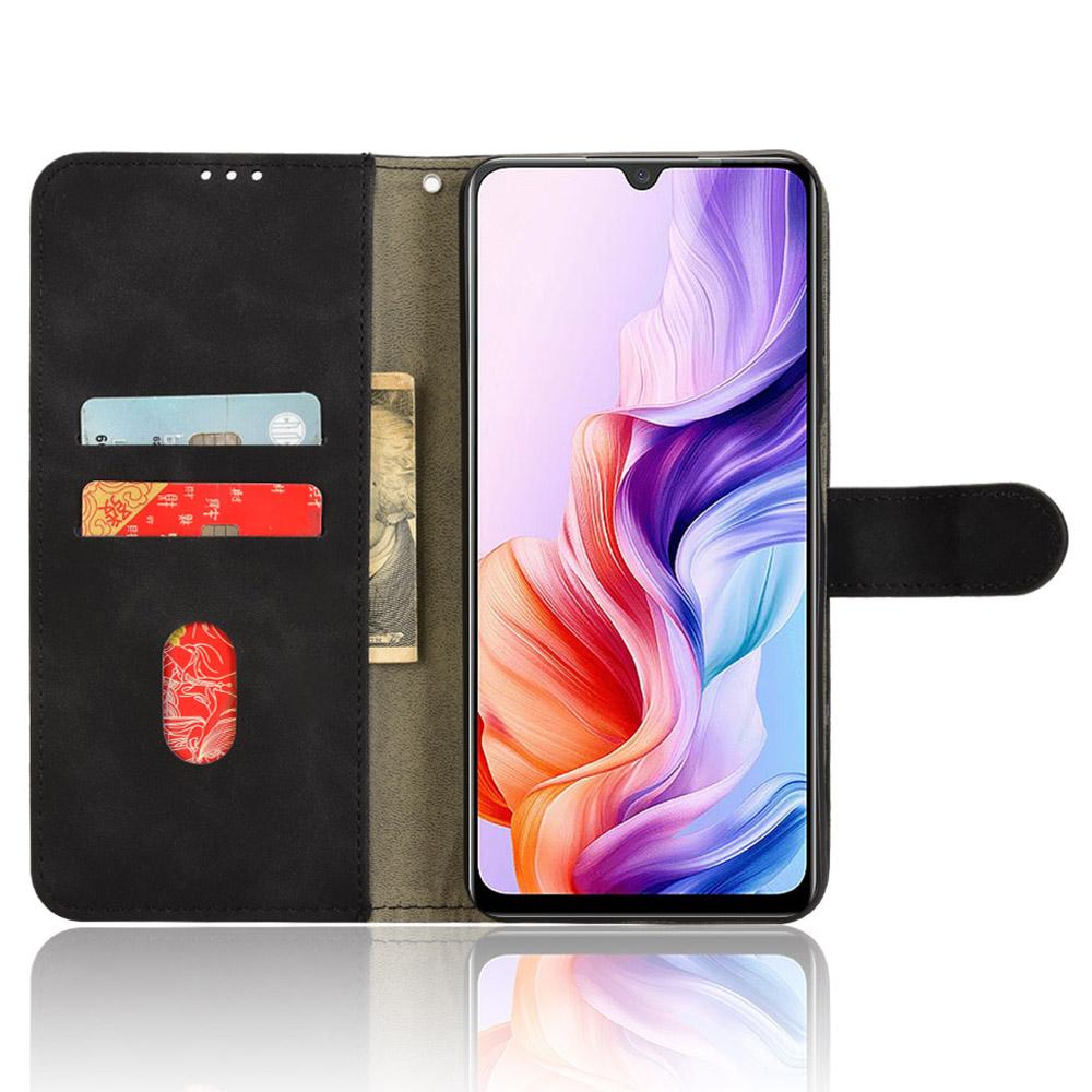 

For ZTE Blade V70 Max Leather Case Skin Feel Anti Drop Wallet Flip Phone Cover Rose