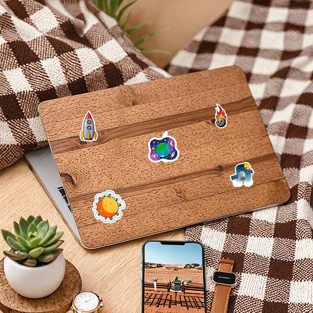 35pcs Playful Astronaut Stickers Whimsical UFO UFO Stickers Stickers For Laptop Luggage Scrapbook Diary Sticker