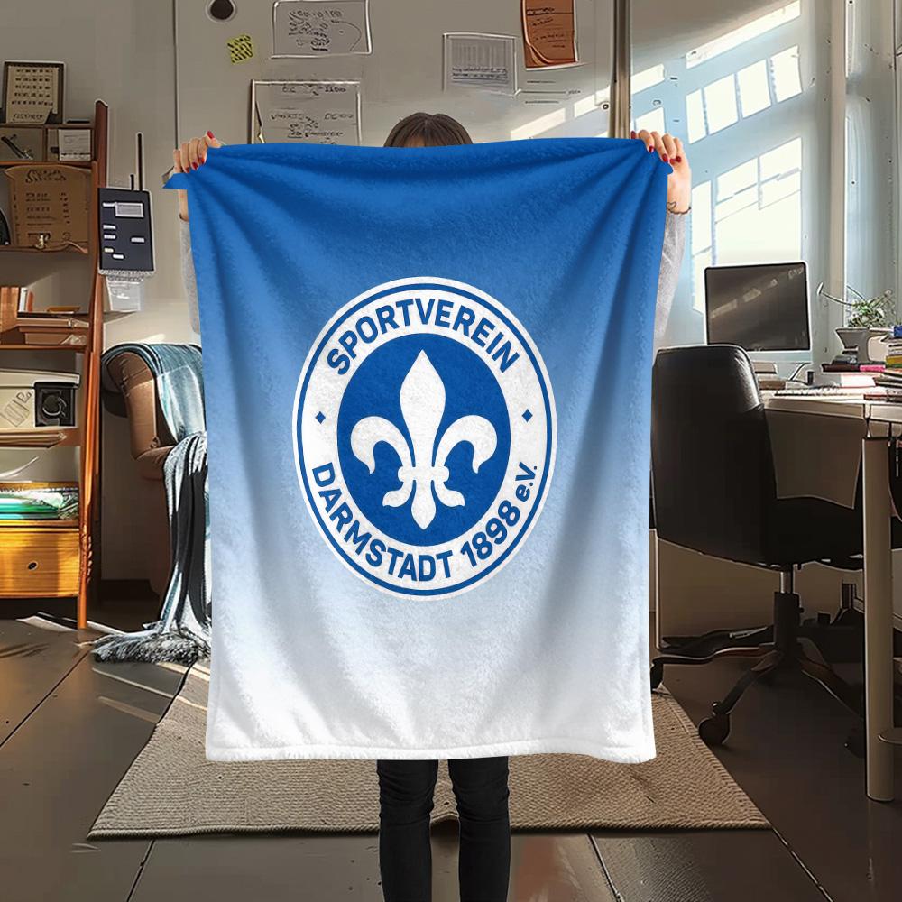 SV Darmstadt 98 Flannel Blanket, High Quality Comfortable for All Seasons, Home Decor, Warmth and Comfort