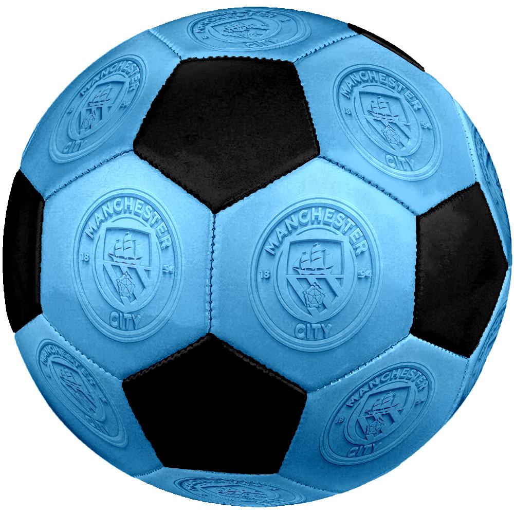 Manchester City Soccer Ball Colorful All Ages Machine Stitched PVC Competition Ready Durable High-Bounce.SIZE5