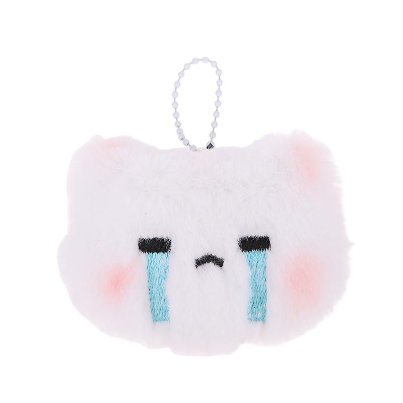 

Милая плюшевая кукла-кролик, подвеска, сердитое плачущее выражение лица, брелок, чехол для мобильного телефона, женская сумка, украшение, брелоки, подвеска, подарок Crying Rabbit