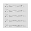 CSE1 Car Metal Creative Stickers Waterproof Dirt-proof Decoration Sticker For Mercedes Benz A C E S G Class GLC CLE CLA GLB GLS W177