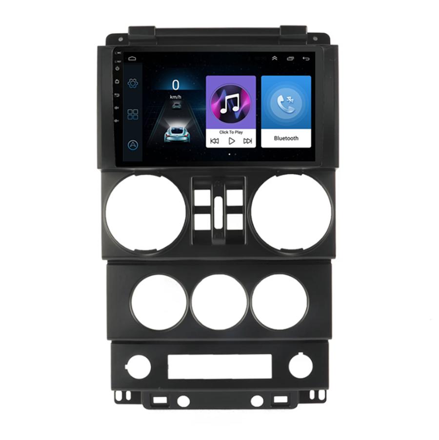 

9 Android 10.1 16GB Car Stereo Radio GPS WIFI For Jeep Wrangler 2007-10 4 Door