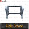 Car Radio Fascias Frame For Toyota Camry XV50 2011-2014 10 Inch Stereo Panel Wiring Harness Power Cable Adapter Canbus Decoder