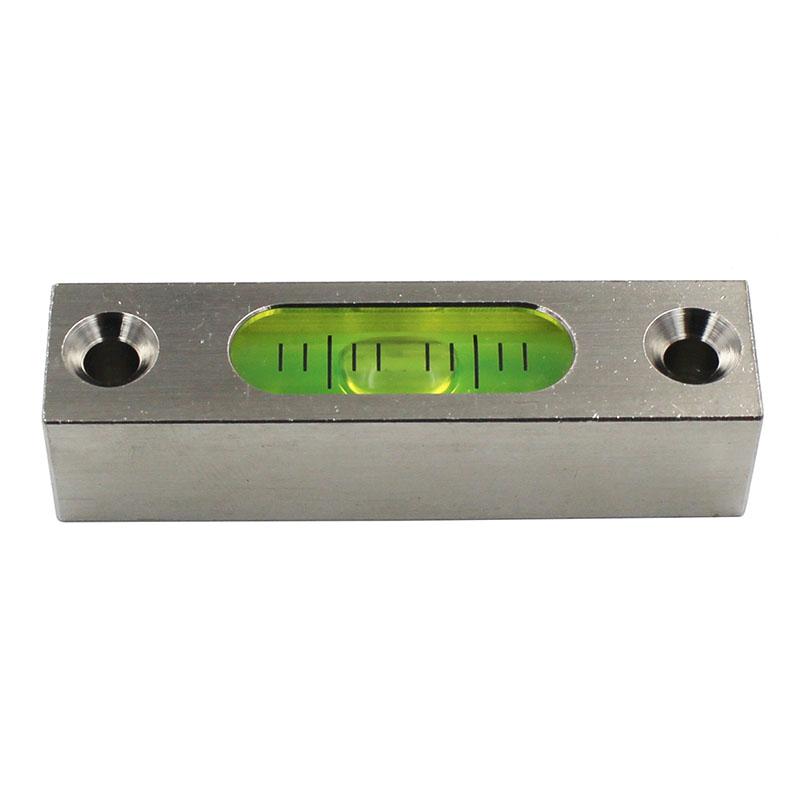 Mini Small Strip Stainless Steel Spirit Level Bubble Horizontal Leveler Multi-precision Length 58mm