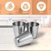 NUOLUX 4-Piece Stainless Steel Shot Glass Set, 30ml/1 Oz, Travel/Portable Whiskey Cups, Mini Glasses, Stylish Storage Case Included