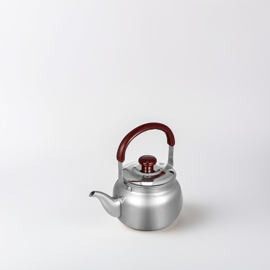Household Stainless Steel Tea Kettle 750Ml Whistling Portable Kettle Thickened Water Heating for Stove Tea Pot