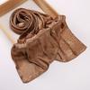 Malaysia's new imitation silky satin jacquard long scarf, women's shawl, headscarf MSL404