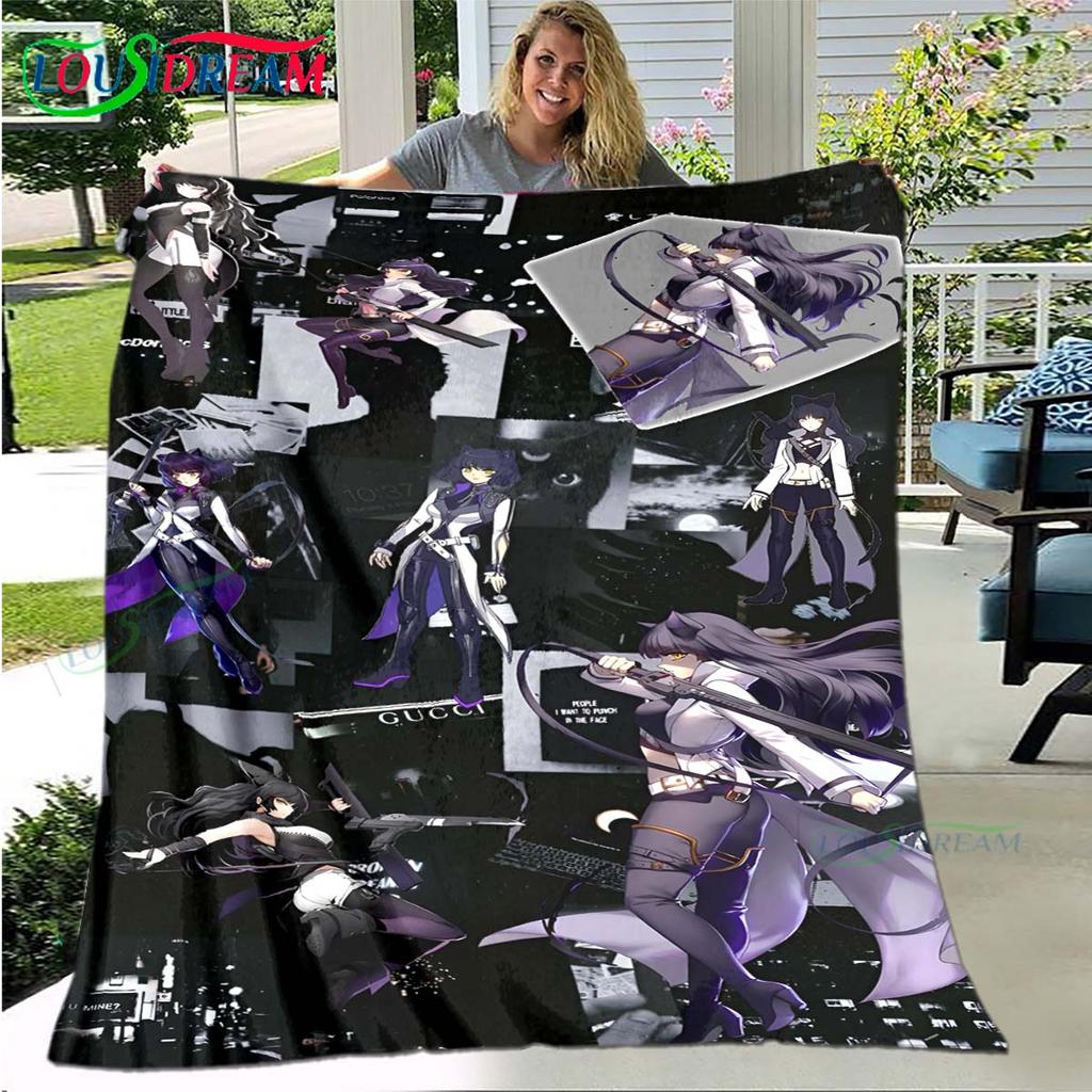 3D Fashion Cartoon R-RWBY Four Seasons Blanket Sofa Cover Travel Bed Plush Blanket Travel Office Break Blanket Gift