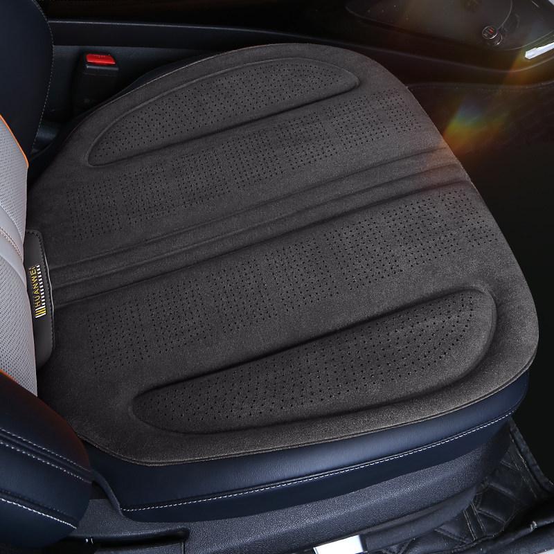 Universal Breathable Lambskin Suede Car Seat Cushion for All Seasons