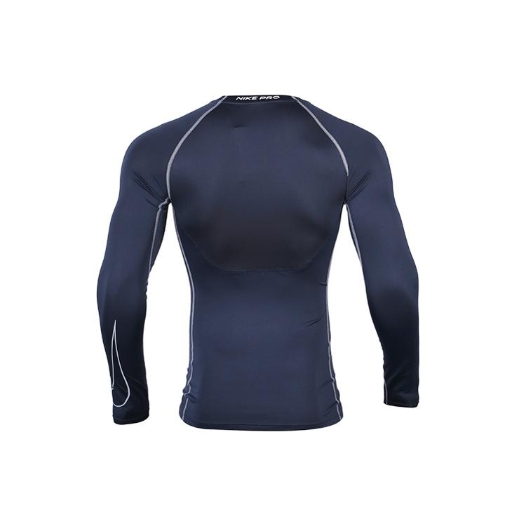 Nike Pro Dri-fit Athleisure Casual Sports Round Neck Long Sleeves Purple Men's DD1991-451