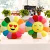 Buntes Sonnenblumen-Sitzkissen Plüschtier Büro Stillsitzen Stuhl Sitzkissen Student Gesäßkissen Geschenk