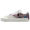 Disney X Keith Haring X Li Ning Mickey Slip Resistant Abrasion Resistant Low Top Skateboard Shoes Men's White Gray AECR049-1