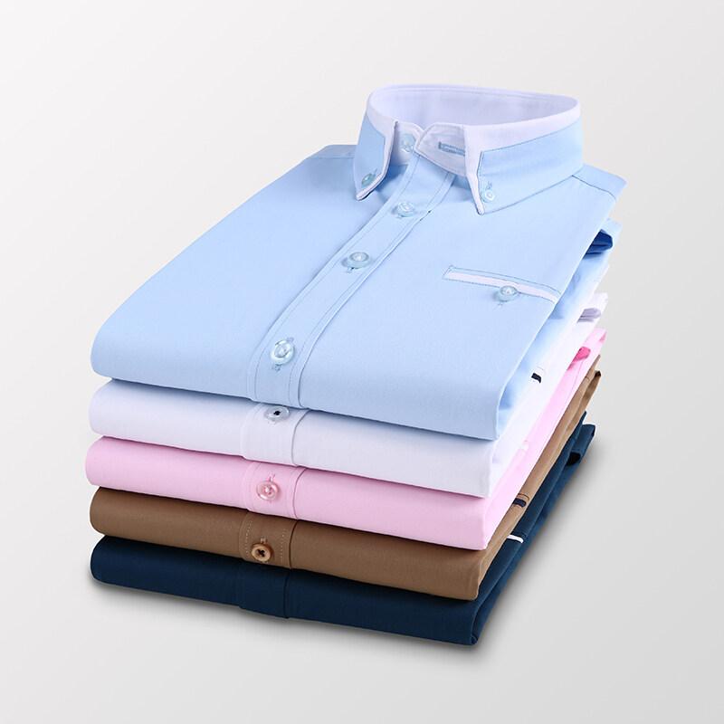 Neues Hemd Herren Baumwolle Langarm Gesellschaftlich Slim Fit Formelles Hemd Herren Kleidung Marke Weich Büro Formelle Kleidung Kleid