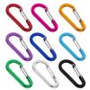 5Pcs Aluminum Alloy Spring Snap Hooks Carabiner Clips Outdoor Camping Multi-Tool